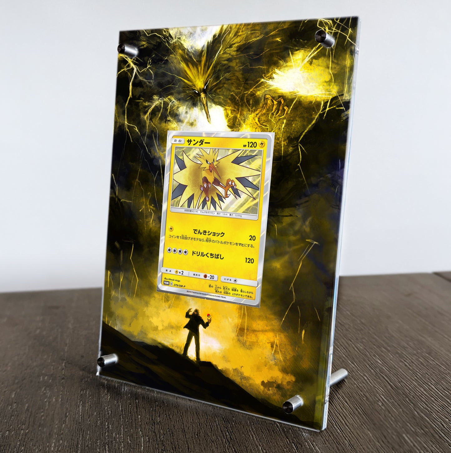 Vhett Card Display - Zapdos