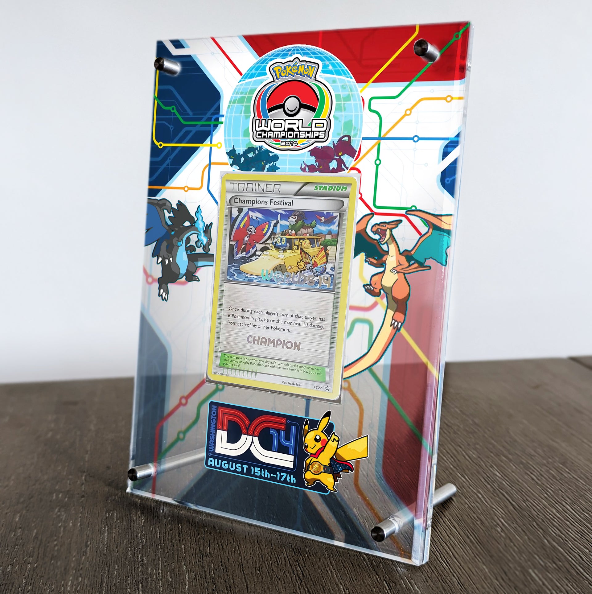 2014 world championship pokemon cards Vhett Card Display